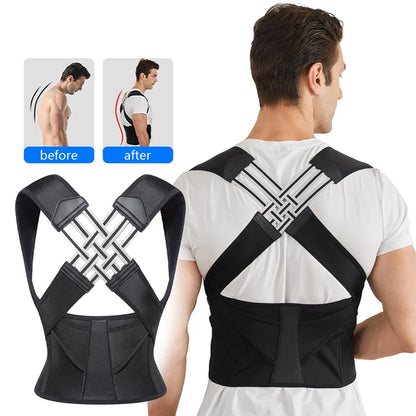 Attelle de posture dorsale pour femmes, ceinture de soutien dorsal respirante, épaule réglable pour étudiants et enfants