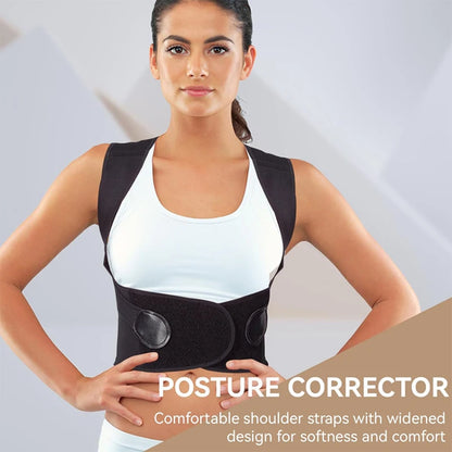 Attelle de posture dorsale pour femmes, ceinture de soutien dorsal respirante, épaule réglable pour étudiants et enfants