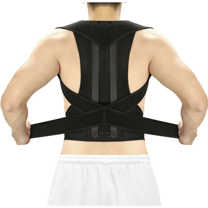 Attelle de posture dorsale pour femmes, ceinture de soutien dorsal respirante, épaule réglable pour étudiants et enfants